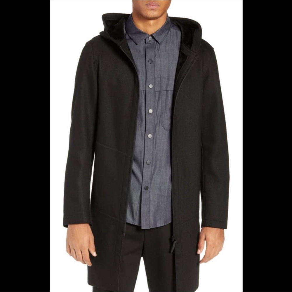 River Stone Coat Front Zip With Hood